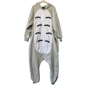 TOTORO Costume Onesie Kids 115 5-6 NewCosplay Cozy Pajamas Halloween Romper